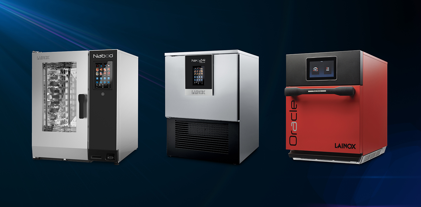 A kitchen designed by Lainox: professional ovens and blast chillers for every type of need