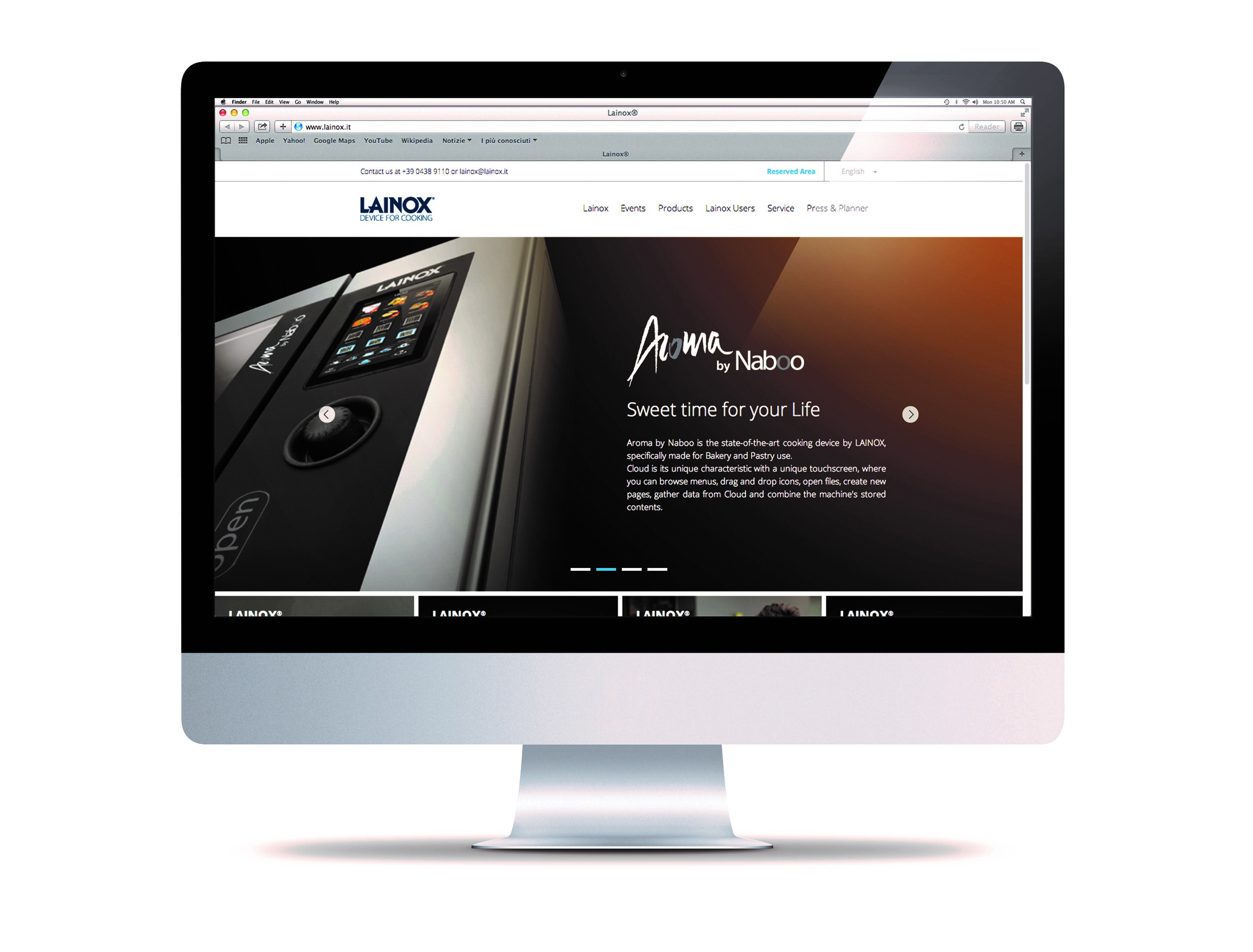Lainox revamps its web look